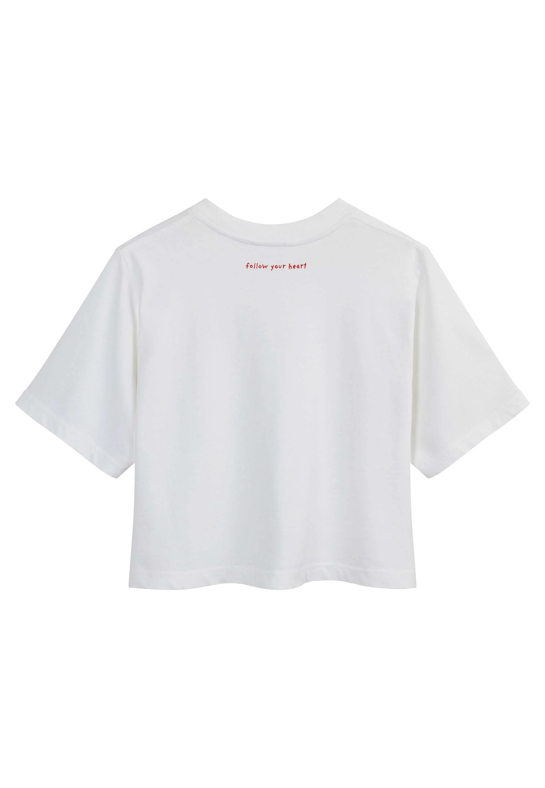 Cropped T-Shirt schwer JOSHNA Stickerei - Image 7