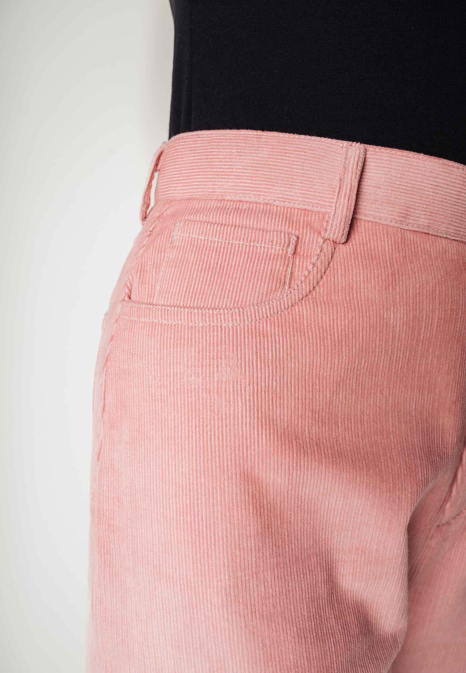 Cord Hose mit hohem Bund und weitem Bein Style OORJA - Image 13