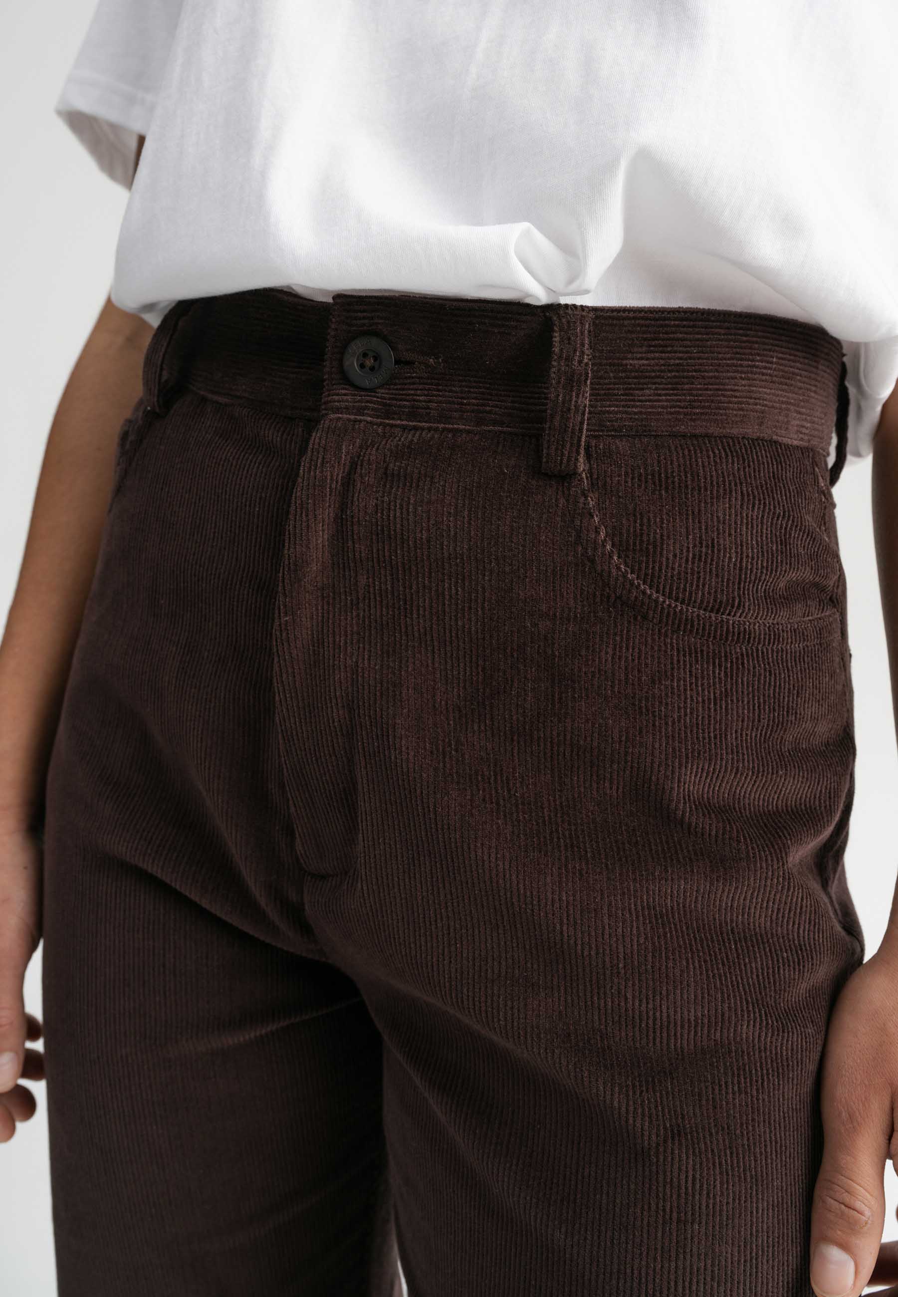 Cord Hose mit hohem Bund und weitem Bein Style OORJA - Image 35