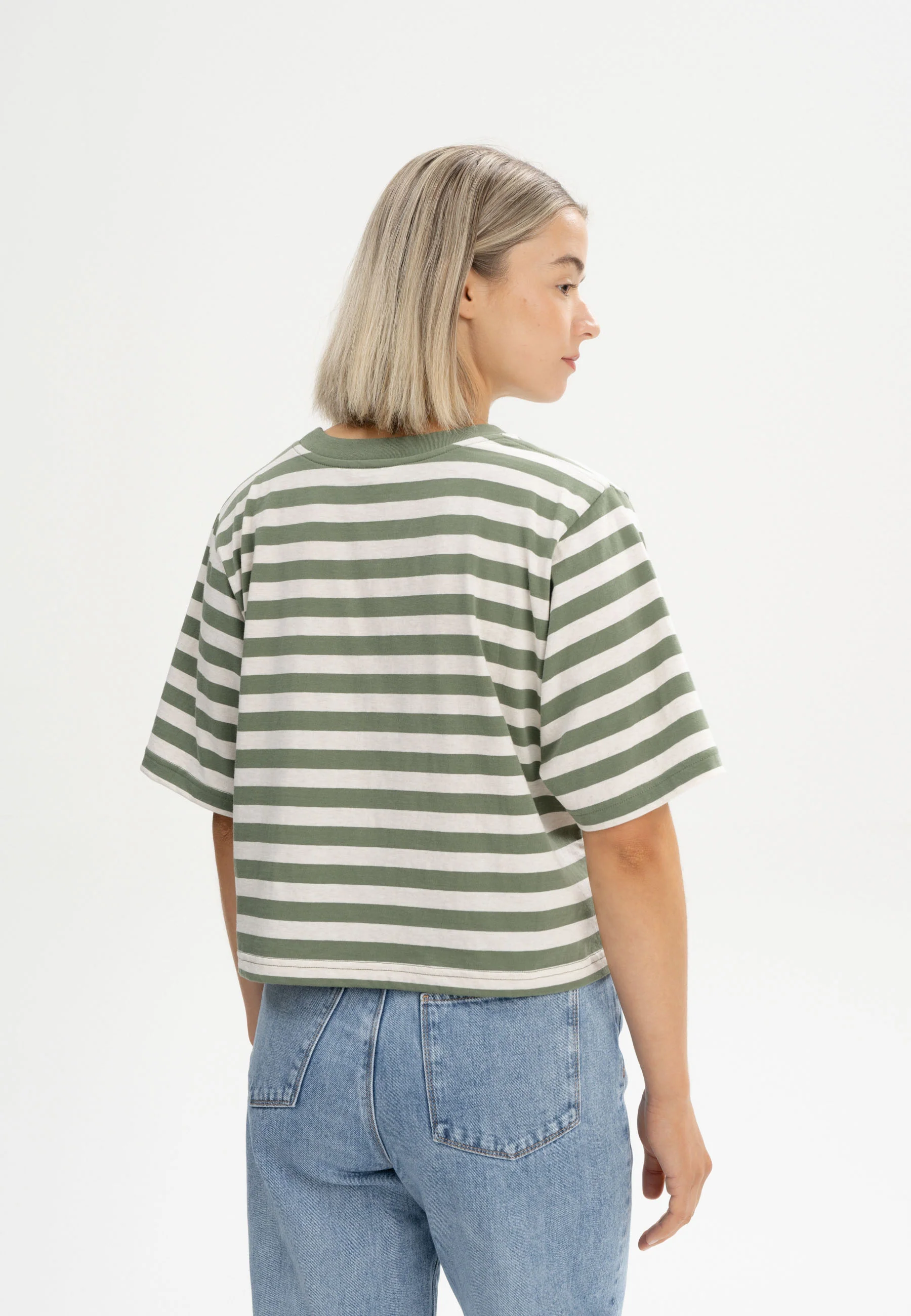 Cropped T-Shirt Style DESNA Stripes - Image 8