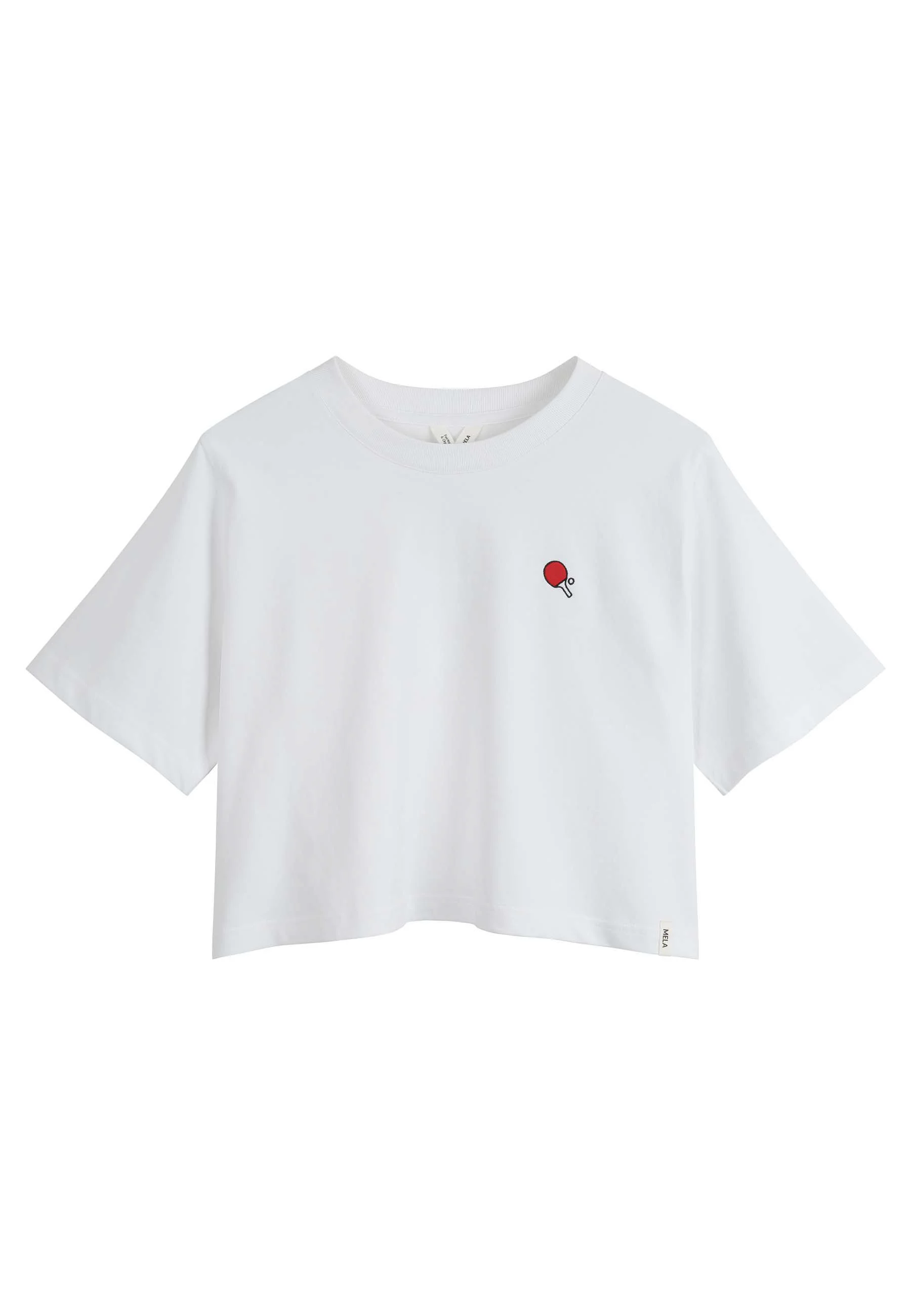 Cropped T-Shirt schwer JOSHNA Stickerei - Image 23