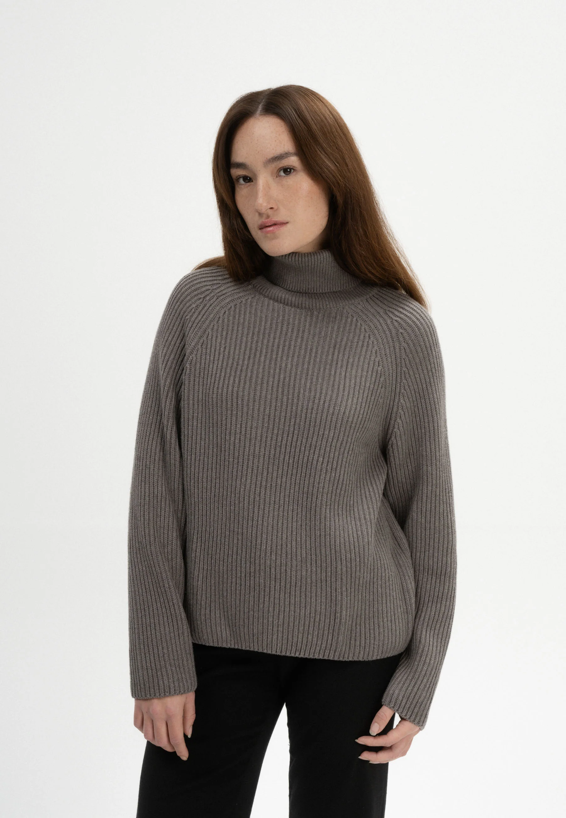 Rippstrick Rollkragenpullover Style CHIRHA - Image 3