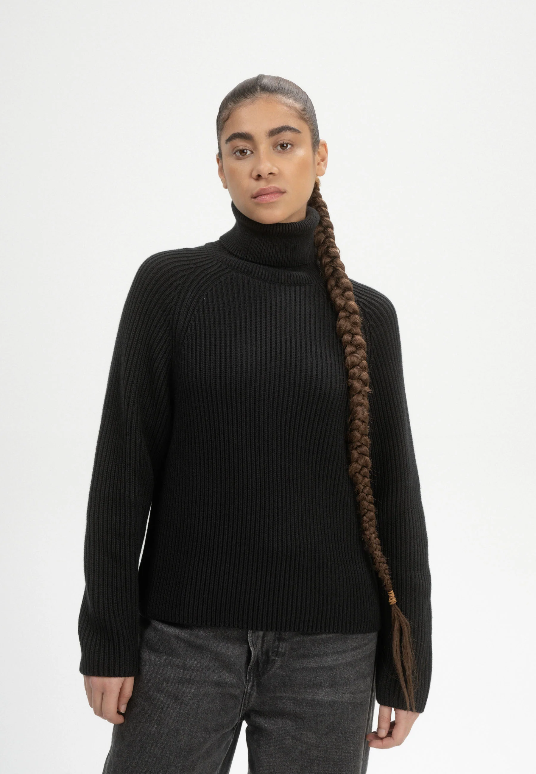 Rippstrick Rollkragenpullover Style CHIRHA - Image 9