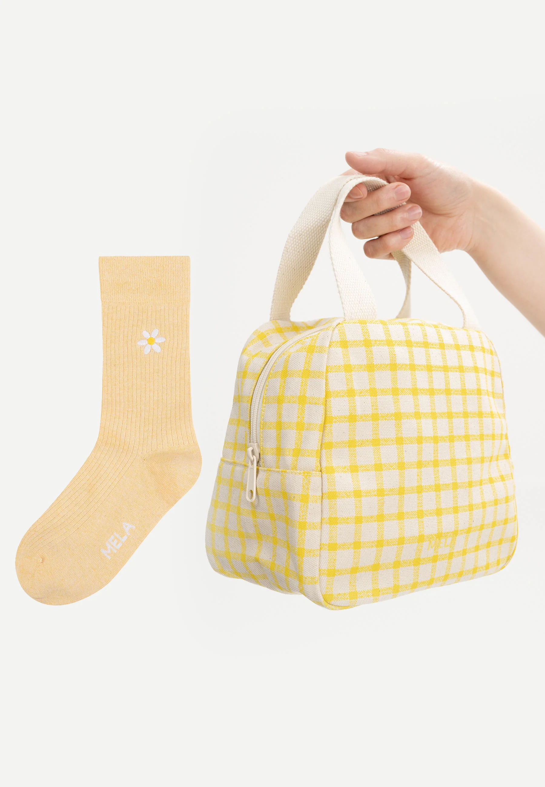 Organizer Tasche medium JASMEET + Daisy Socken Bundle