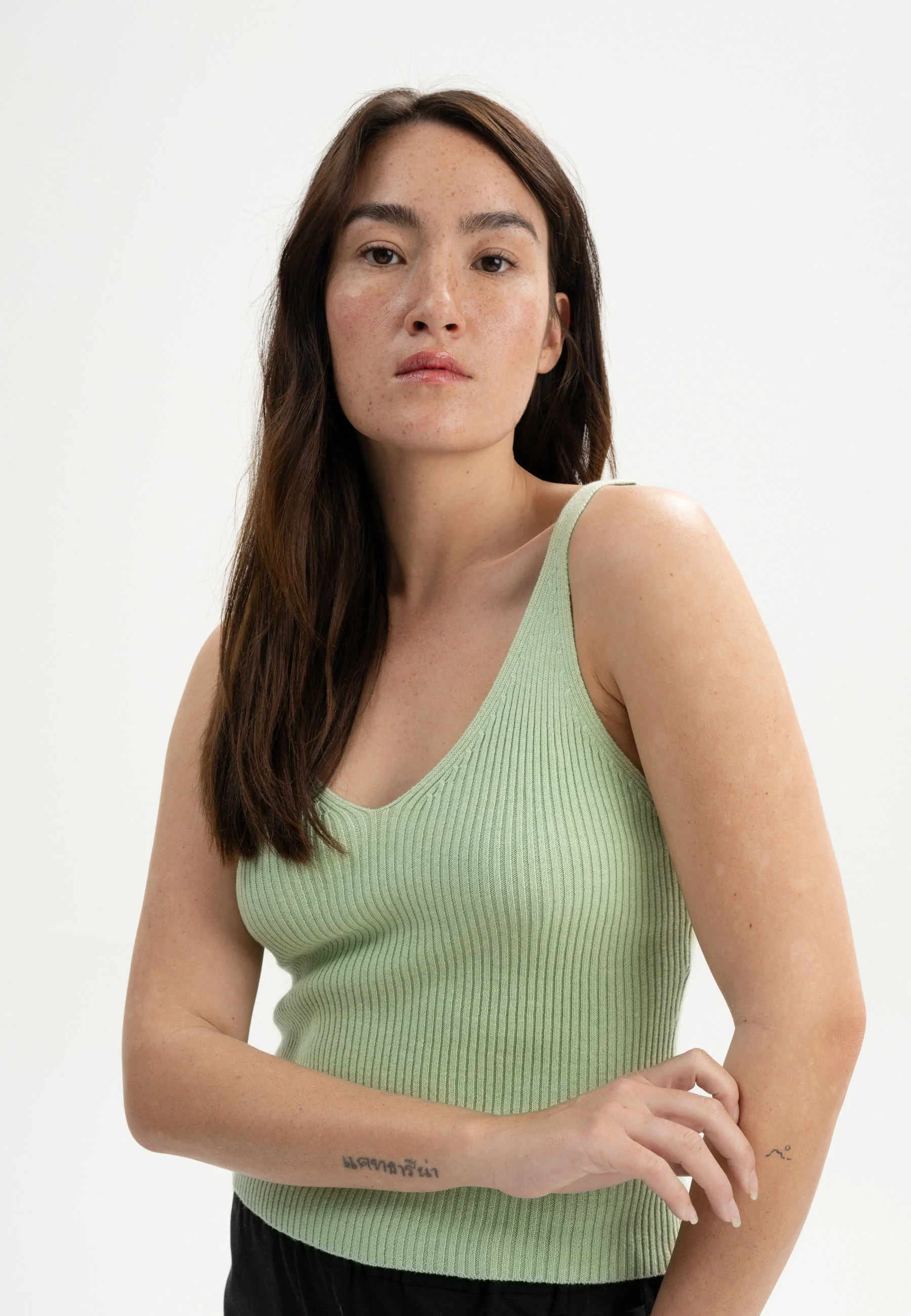 V-Neck Strick Top Style RHADA - Image 45